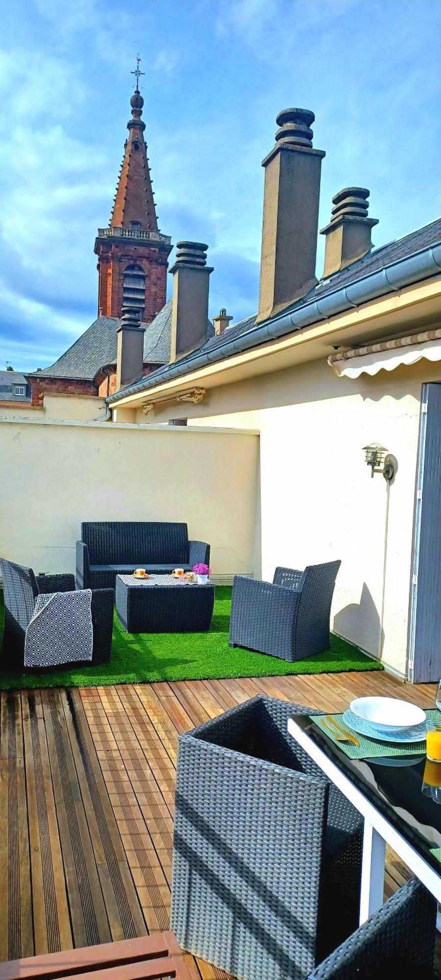 Appartamento La Terrasse De St Amans Rodez Esterno foto